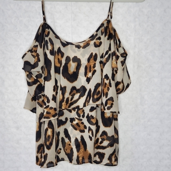Show Me Your Mumu Leopard Tank Blouse - Picture 3 of 6